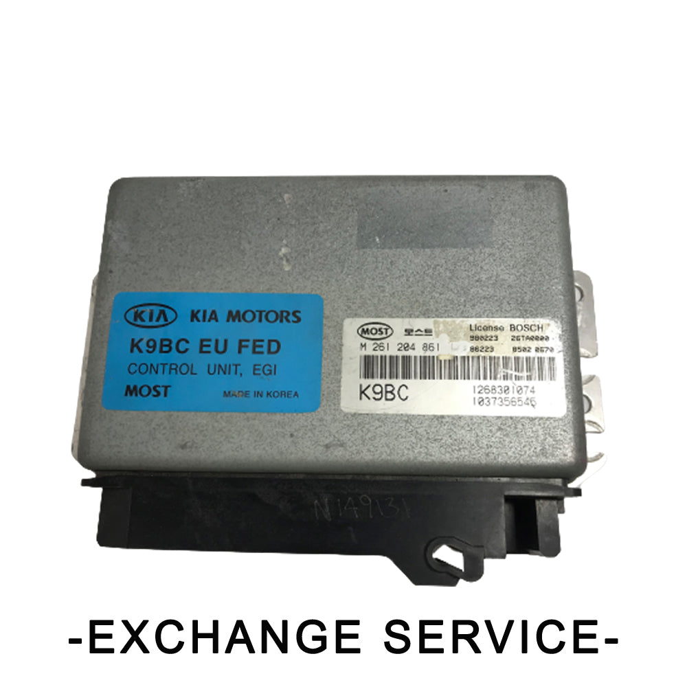 Re-manufactured OEM Engine Control Module ECM For KIA CREDOS 1998 (IMMOBILISED) - Exchange