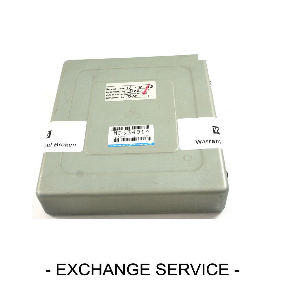 Re-manufactured OEM Engine Control Module For,. MITSUBISHI LANCER, MIRAGE OE# MD334914 - Exchange